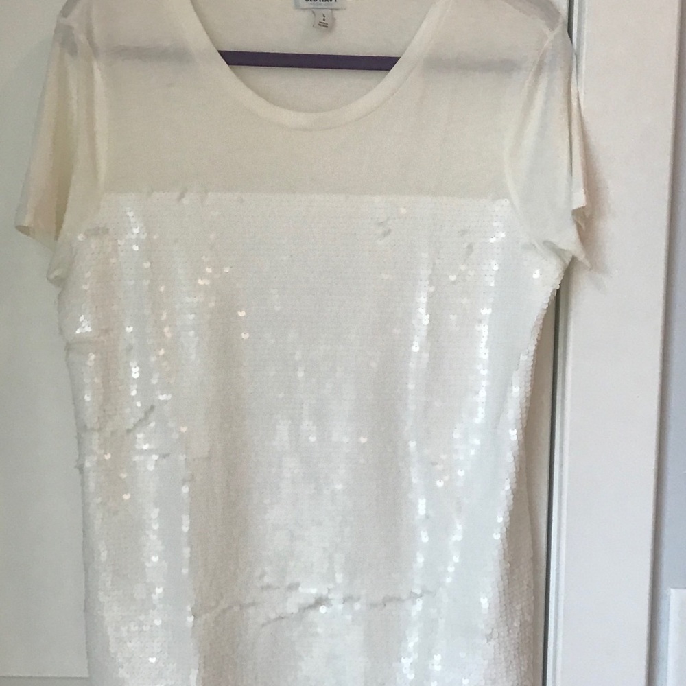 Old navy sequin shirt. Size large